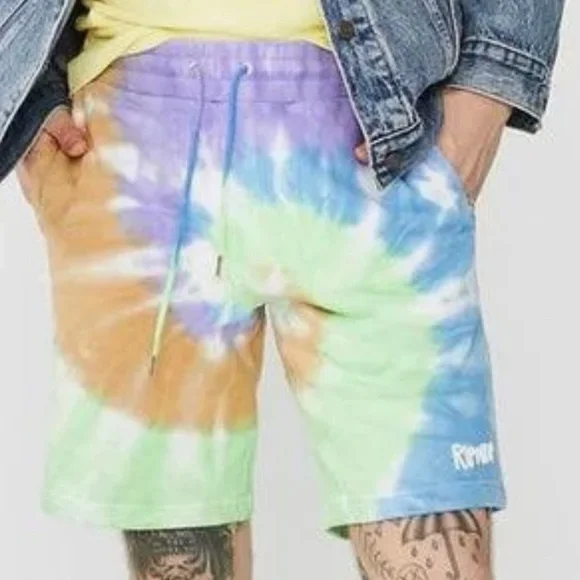 RipNDip Mens/Unisex tie dye shorts - Picture 1 of 6